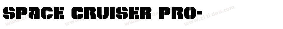 Space Cruiser Pro字体转换